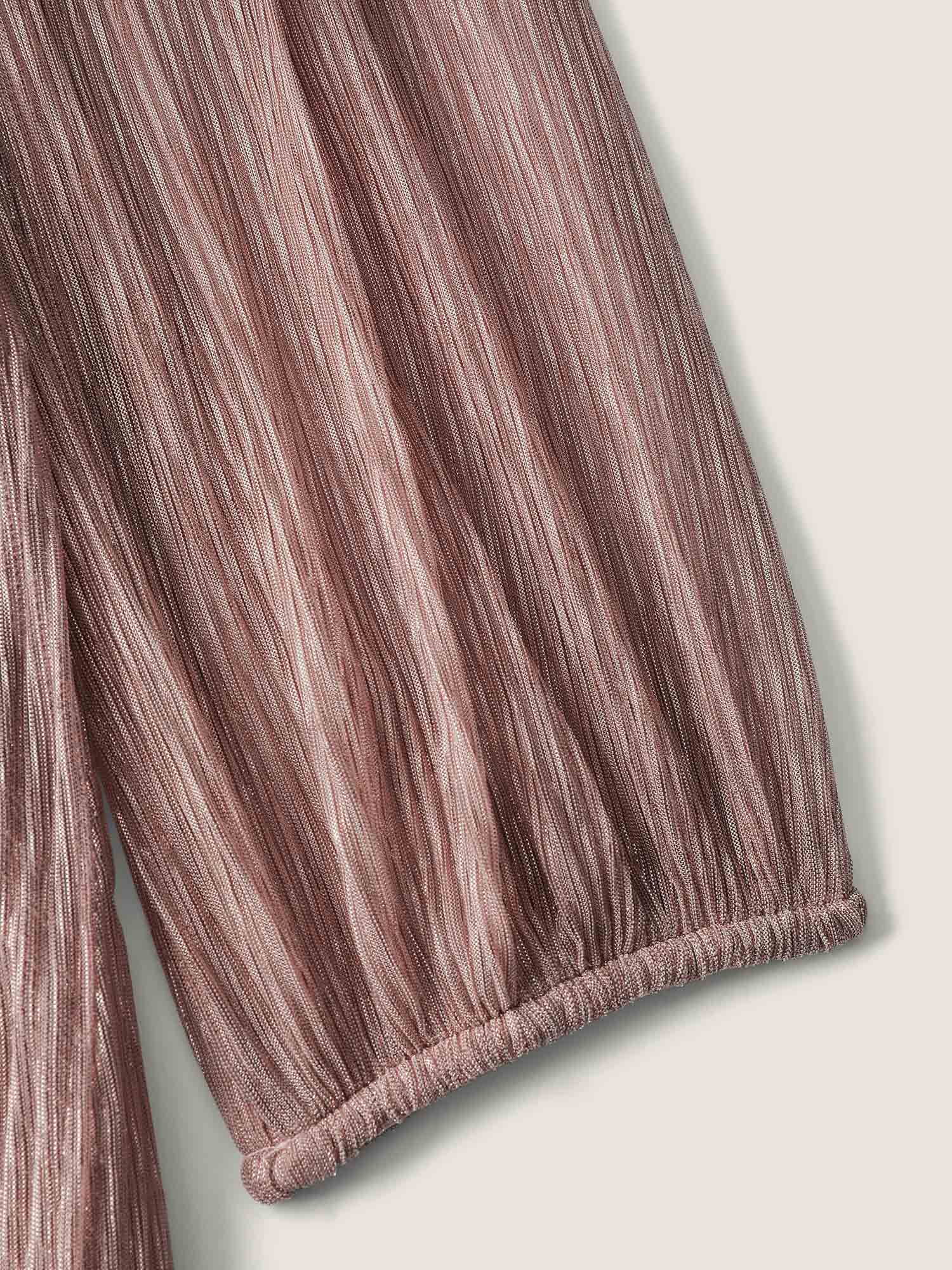 Color Gradient Textured Flowy Blouse