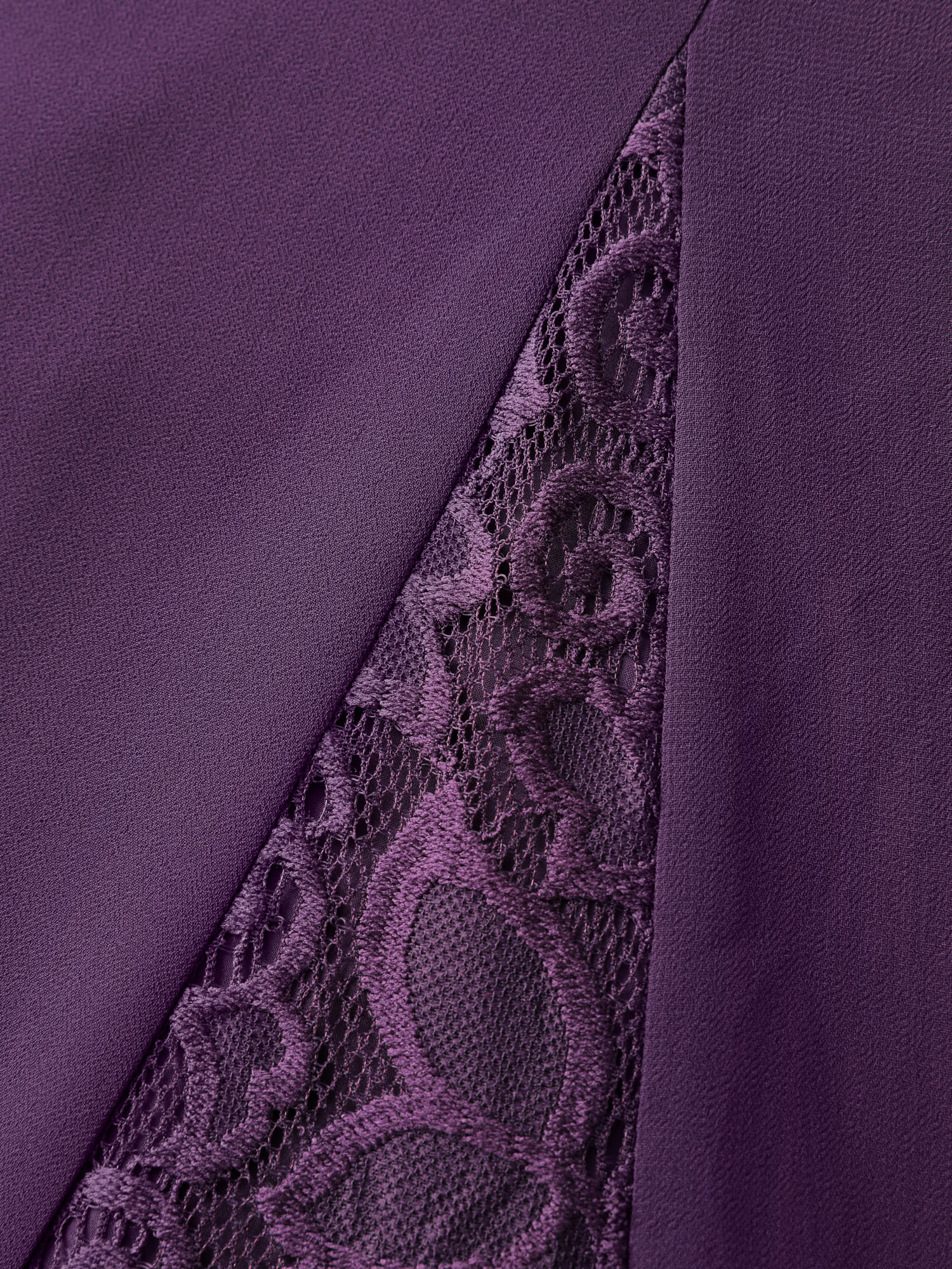 Wrap Neck Flowy Sleeve Sheer Midi Dress