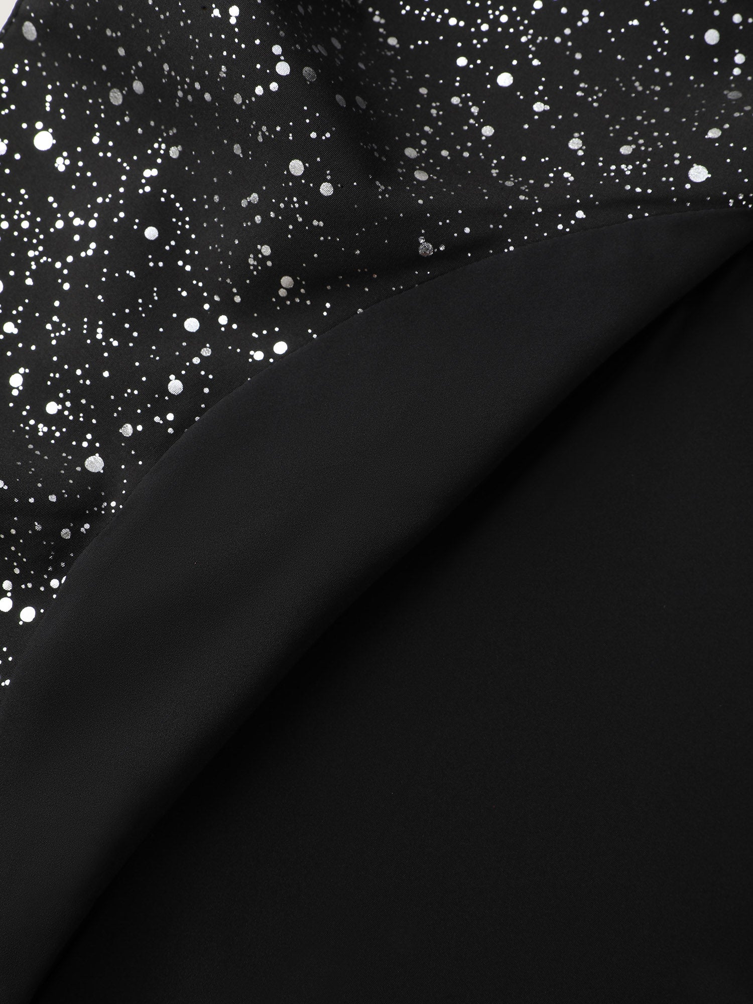 Gold Stamped Ruffled Edge Coat