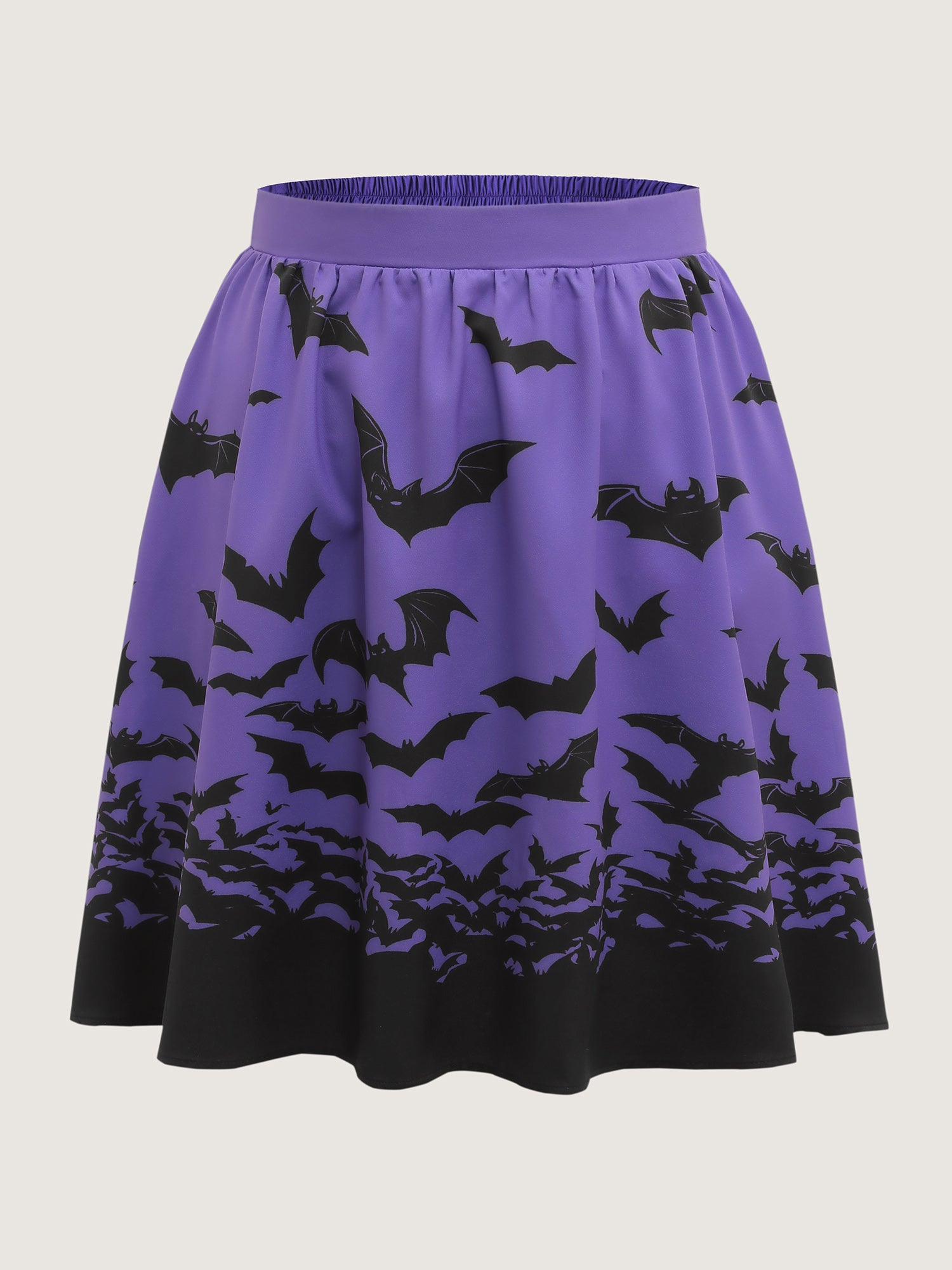 Bats Everywhere Halloween Midi Skirt