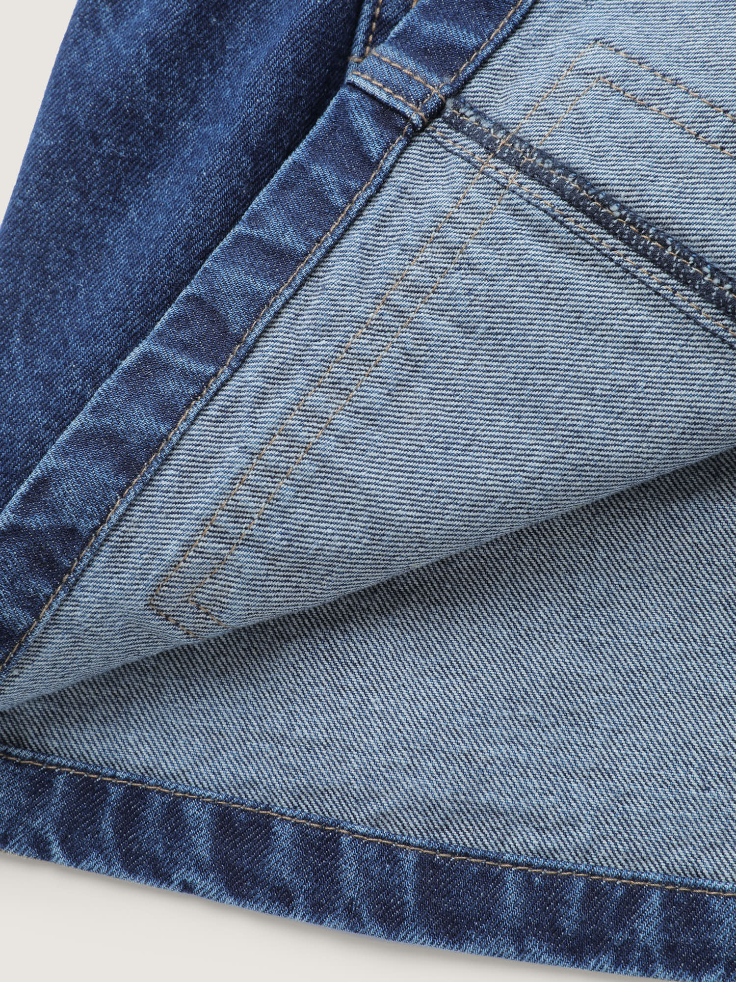 Supersoft Stretchy Waist Button-Down Denim Jacket